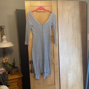 Free people blue and white striped dress